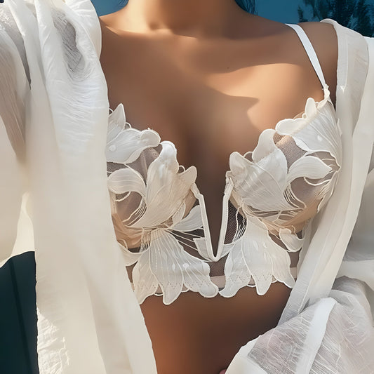 Lisa™ - Set de 2 pièces - Lingerie fine avec dentelles à la Française